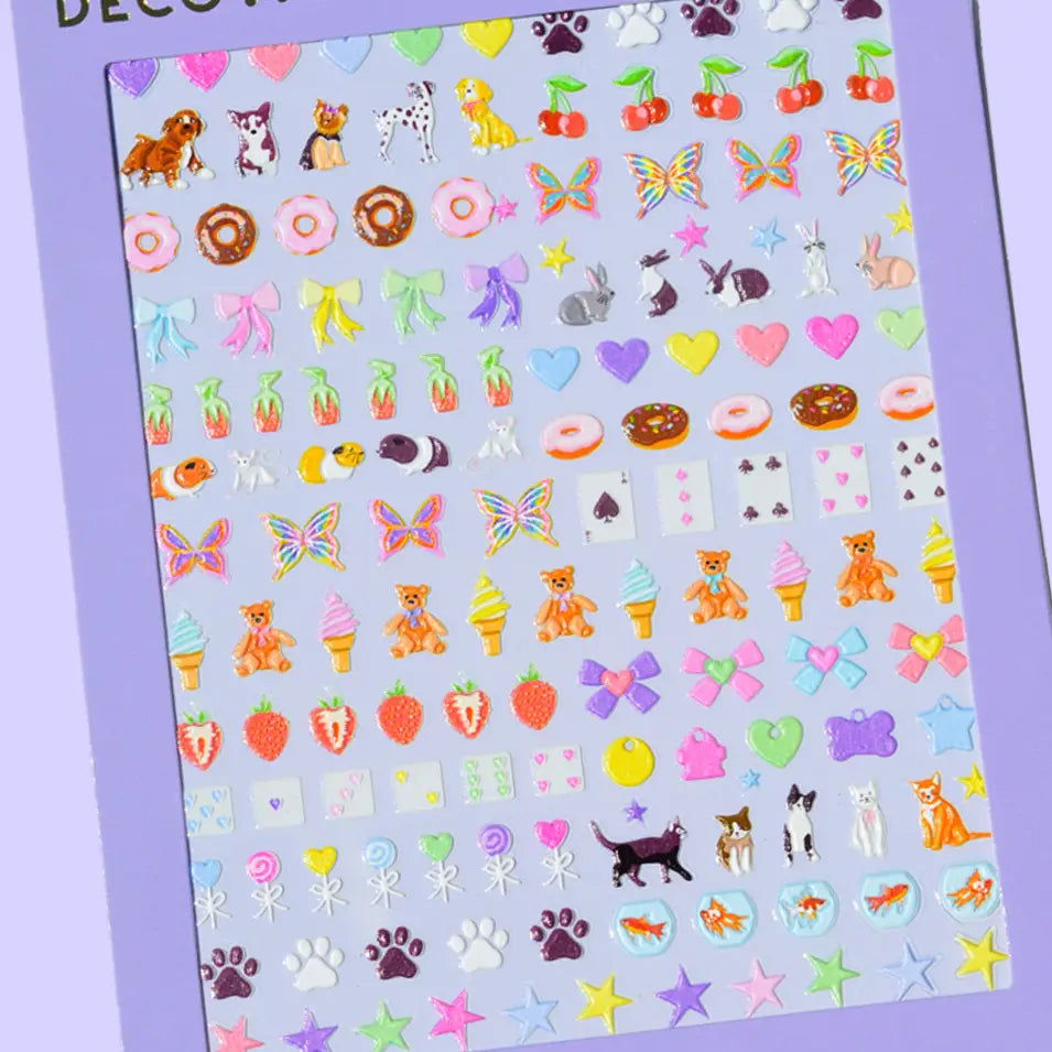 Nail Deco Stickers: Pet Shop