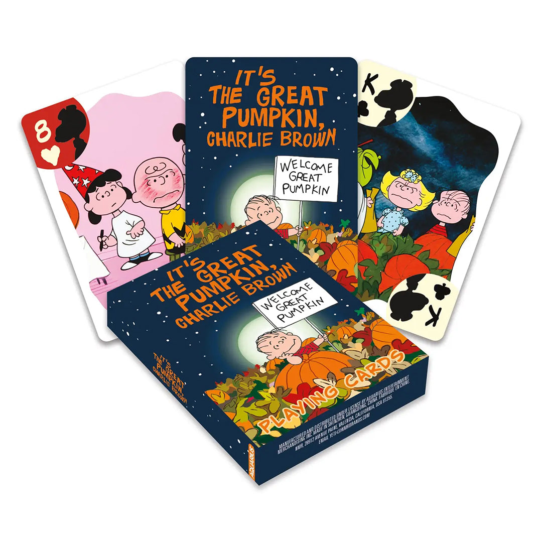 Peanuts It’s A Great Pumpkin Halloween Playing Cards
