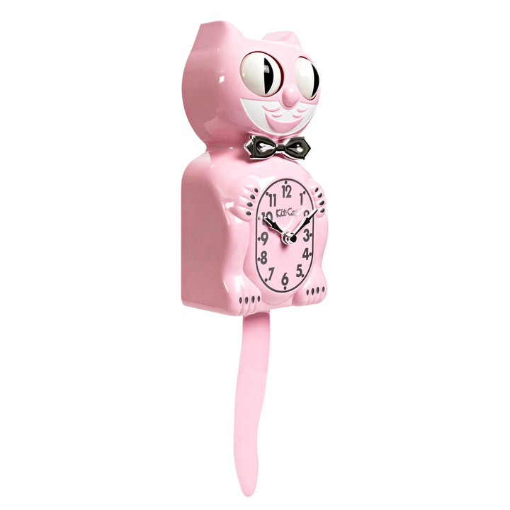 Retro Pink Kitchen Edition Kit Cat Klock