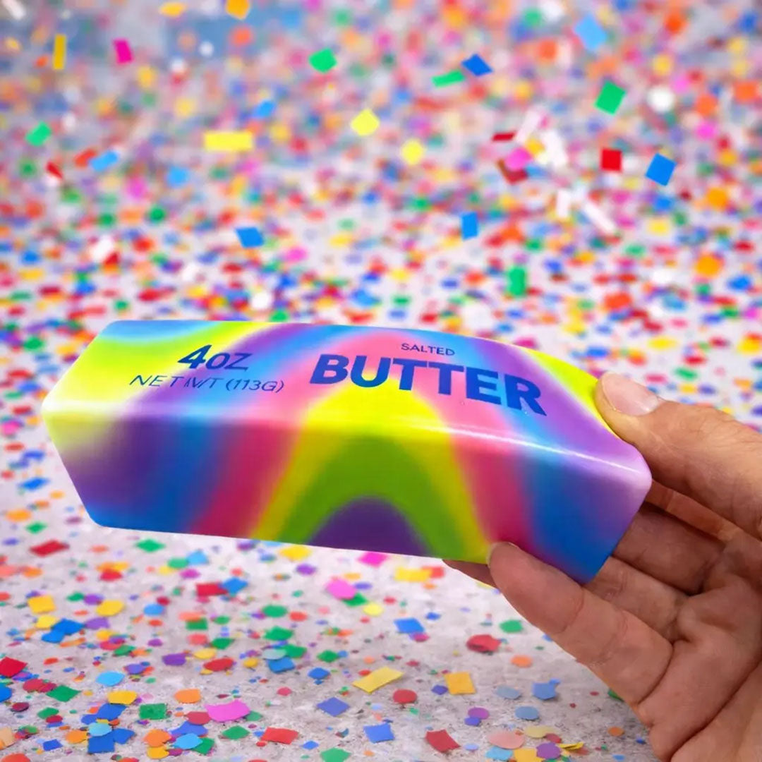 Rainbow Butter Squishy Toy