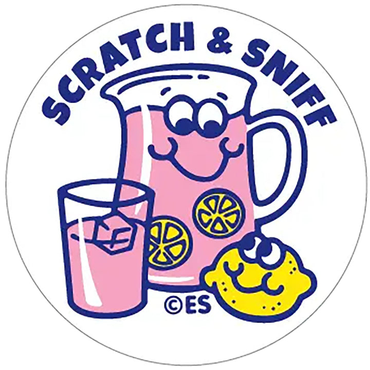Pink Lemonade Scratch & Sniff Stickers