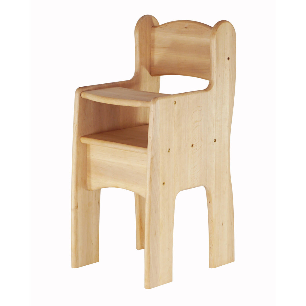 NEW Heirloom Wooden Doll High Chair