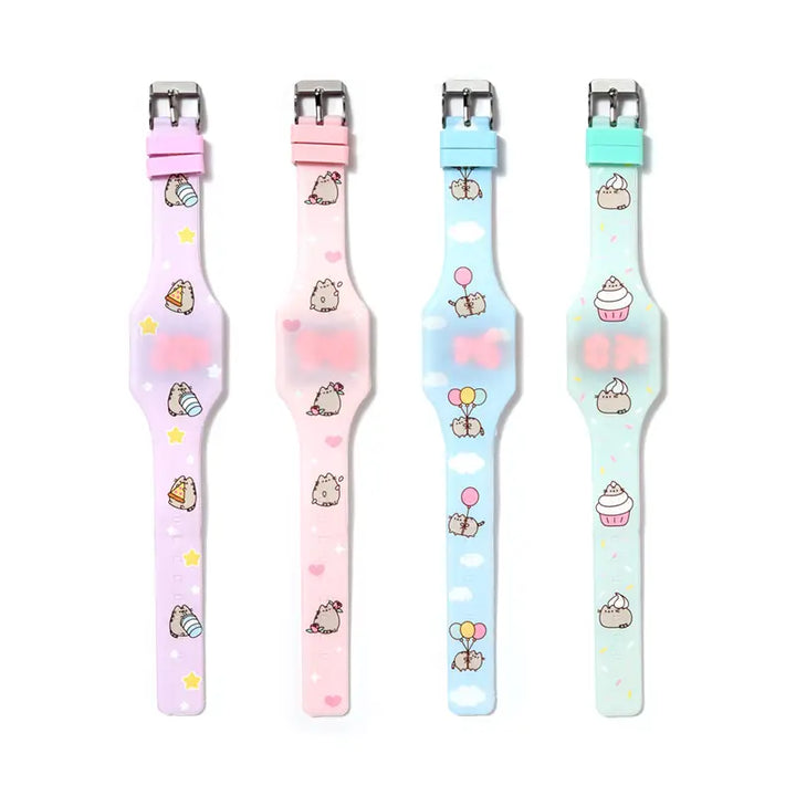 NEW Pusheen Cat Silicone Digital Watch- Pastel