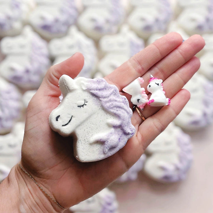 Non Toxic All Natural Unicorn Bath Bomb with Toy!