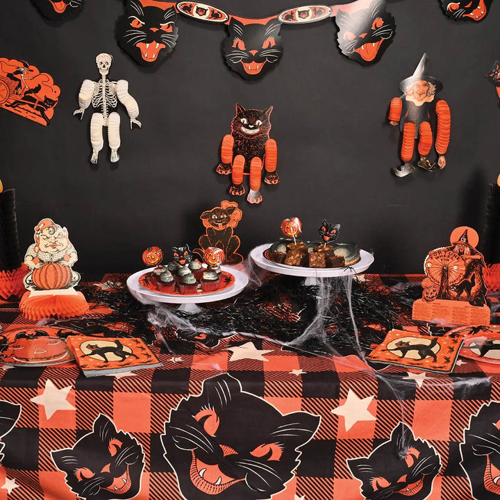 Vintage Halloween Tissue Dancers 14"