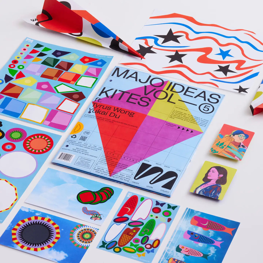 Vol ⑤ — Kites Sticker Based Art Pack