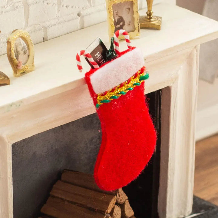 Miniature Stuffed Christmas Stocking