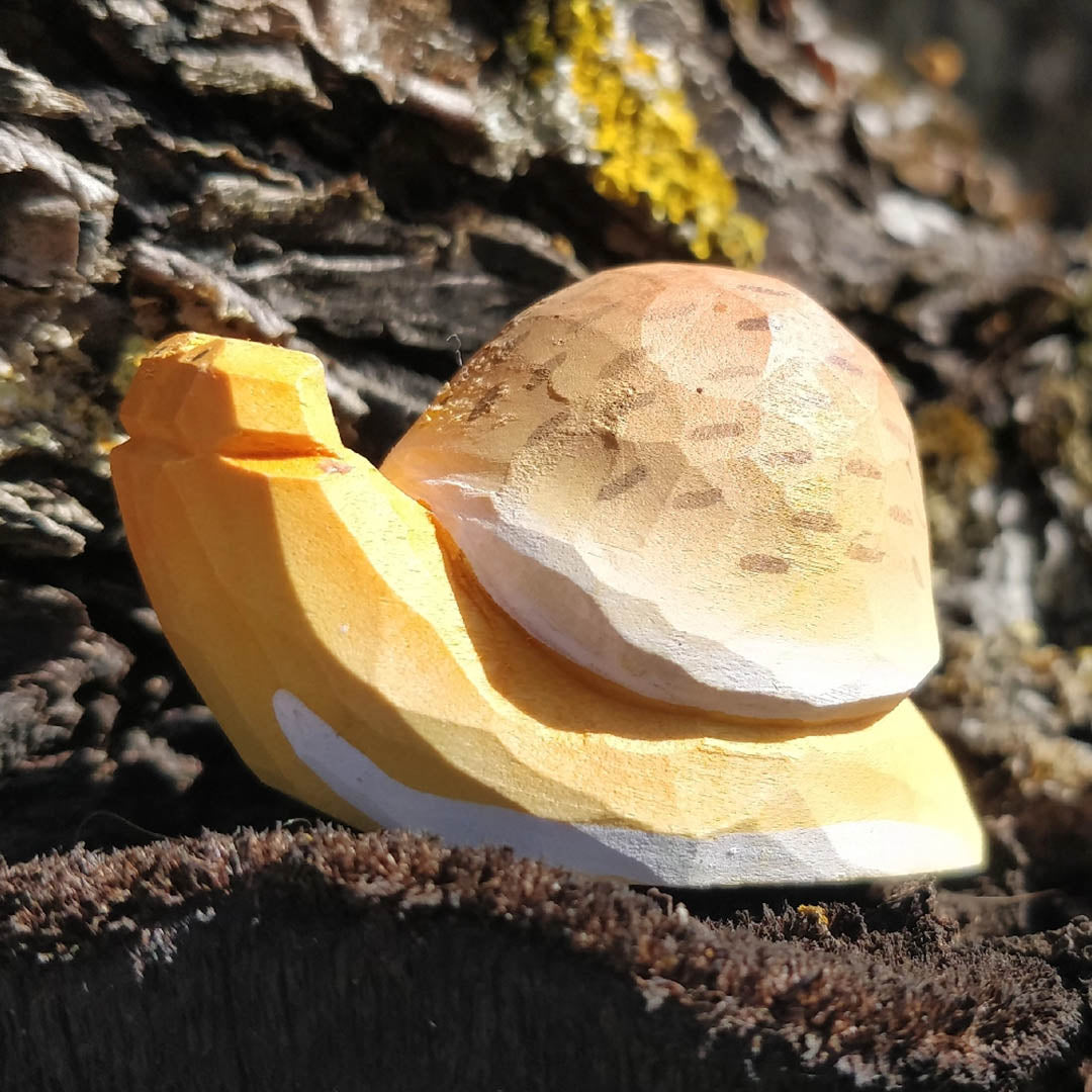 Wooden Snail Animal Toy