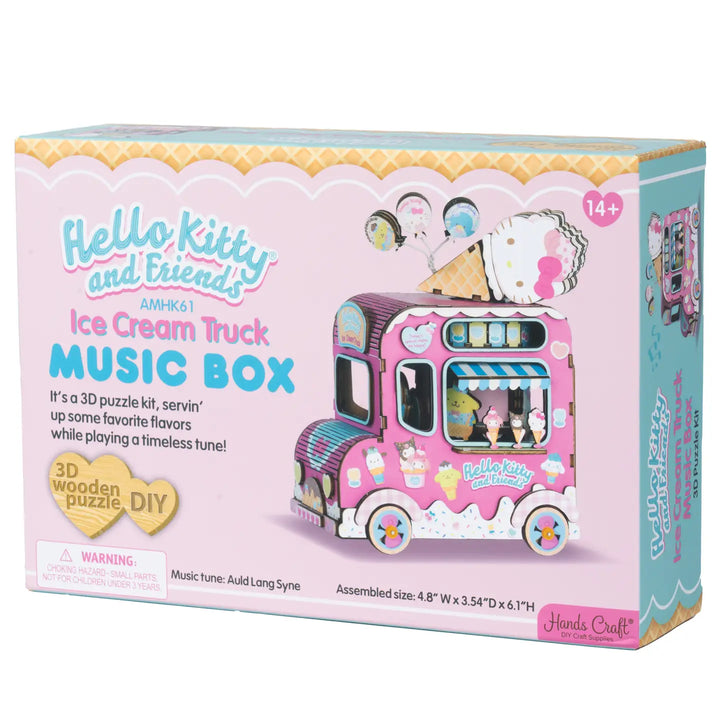 DIY Hello Kitty® and Friends Wooden Music Box: Ice Cream Truck