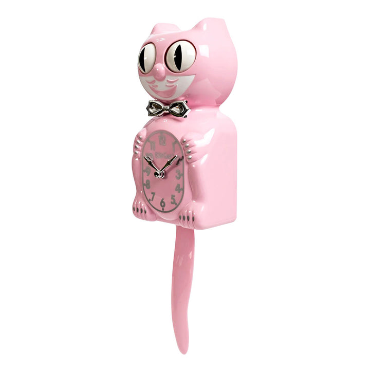 Retro Pink Kitchen Edition Kit Cat Klock