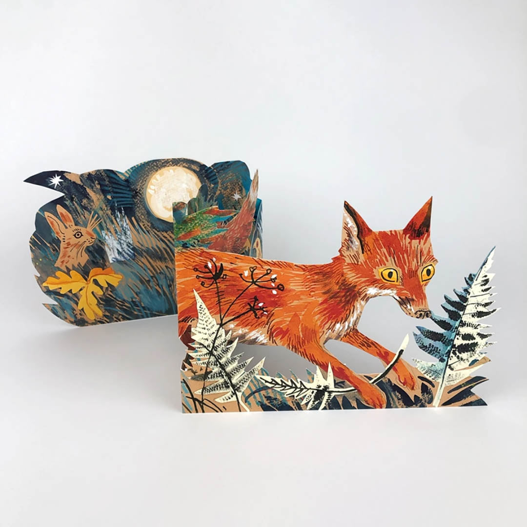 NEW Fox Collage Card