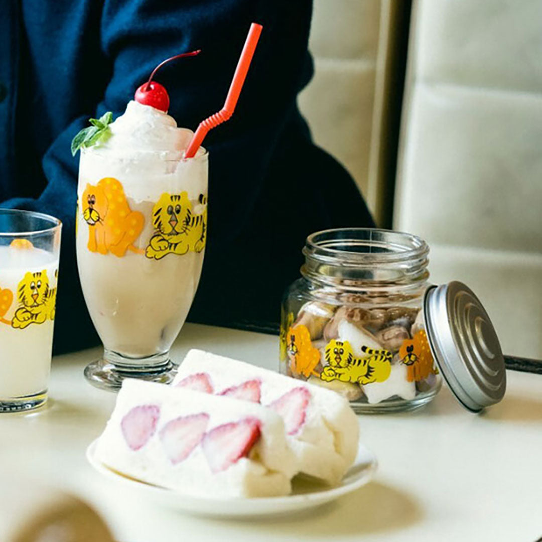 Retro Glass Tumbler Cup - Zoo Animals