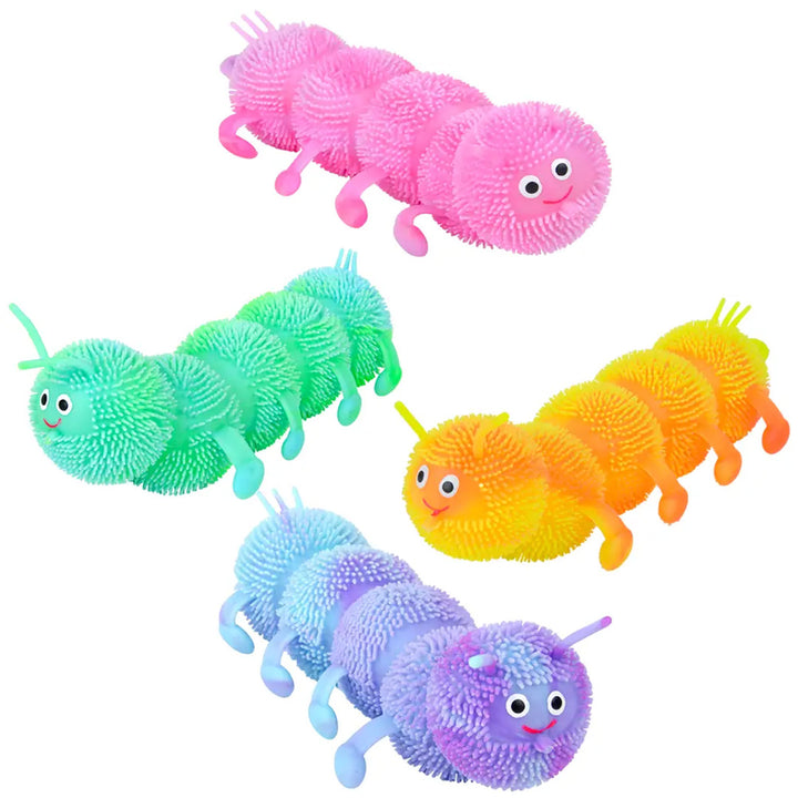 Light-Up Caterpillar Puffer Toy