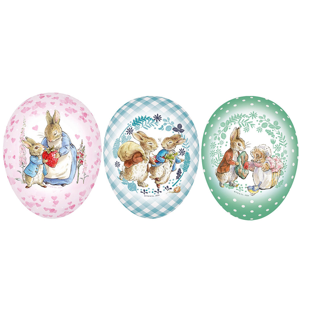 Paper Mache Medium Easter Egg For Fillings- Peter Rabbit & Friends