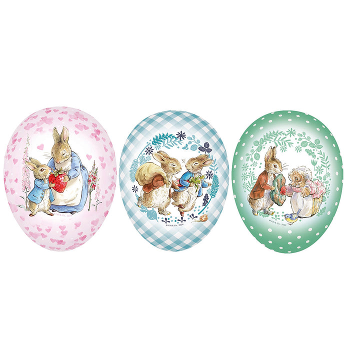 Paper Mache Medium Easter Egg For Fillings- Peter Rabbit & Friends