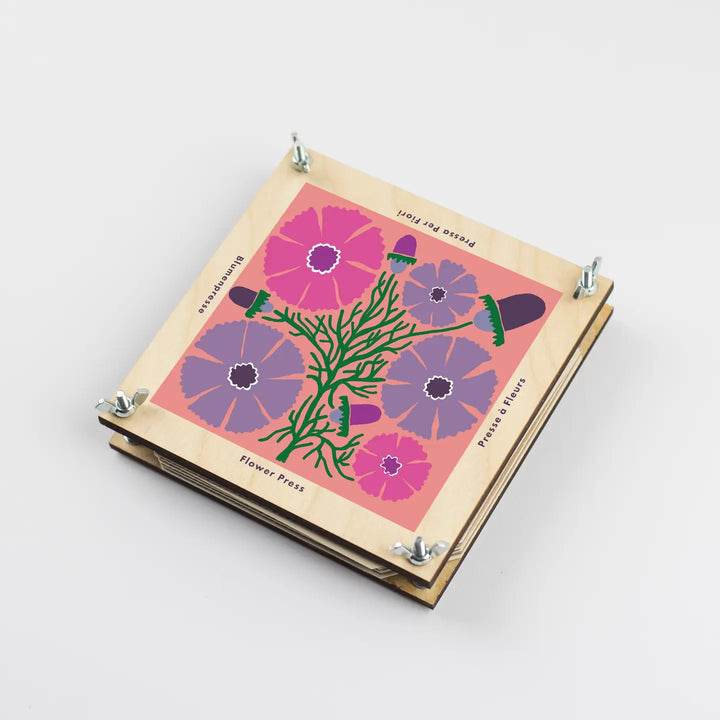 Wooden Large Flower Press Kit- Cosmos