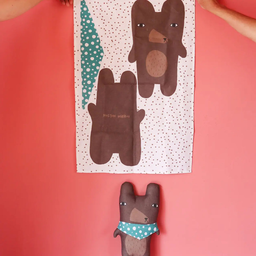 Bear Tea Towel Craft Kit