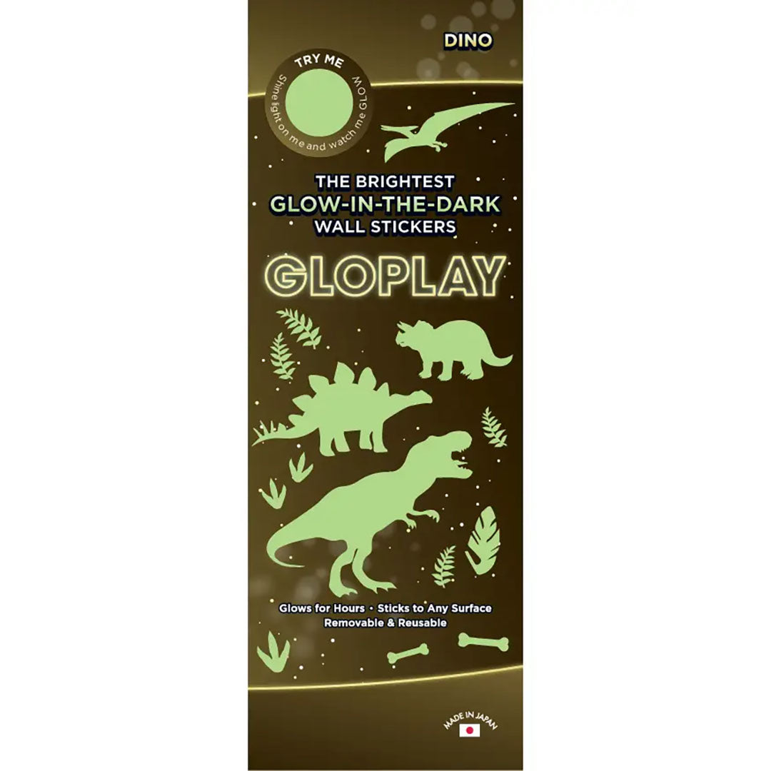 Japanese Glo Stickables Set- Dino