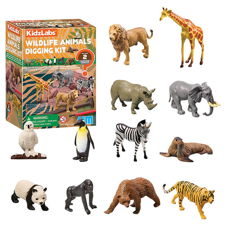 Kidzlabs Wildlife Animal Digging Kit
