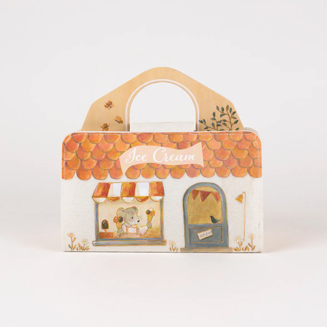 Mini Friends Ice Cream Shop Wooden Playset