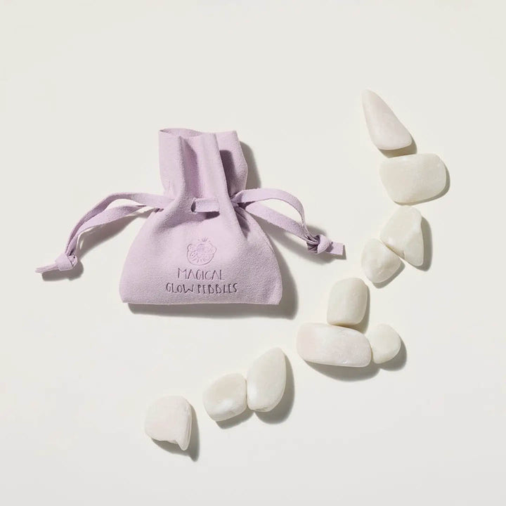 Super Bright Glow Pebbles - Purple