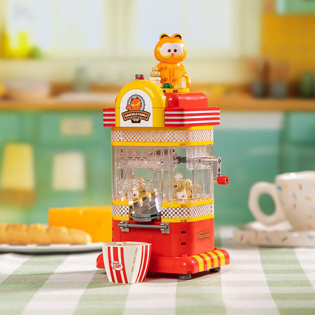 NEW Garfield Funny Machines - Popcorn Machine Toy