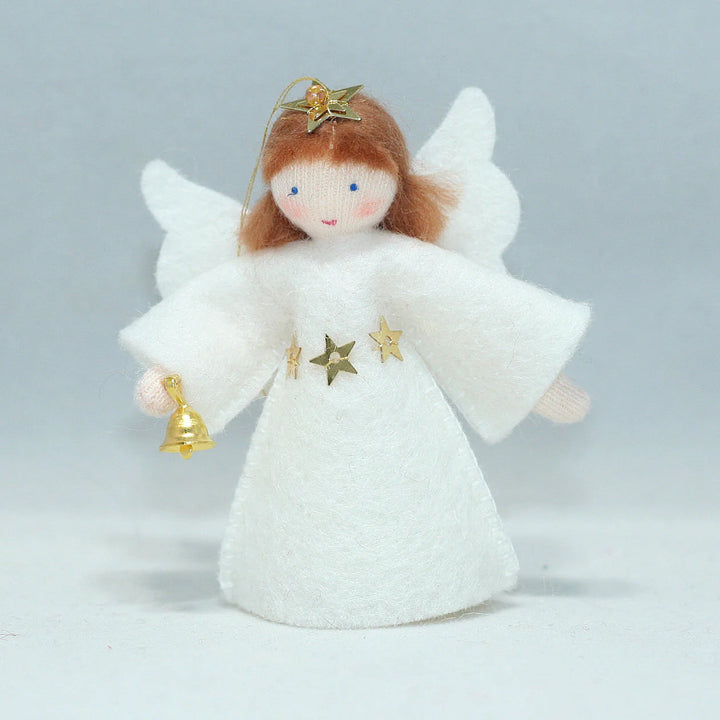 Wool Felt:  Fairy Little Angel with Bell