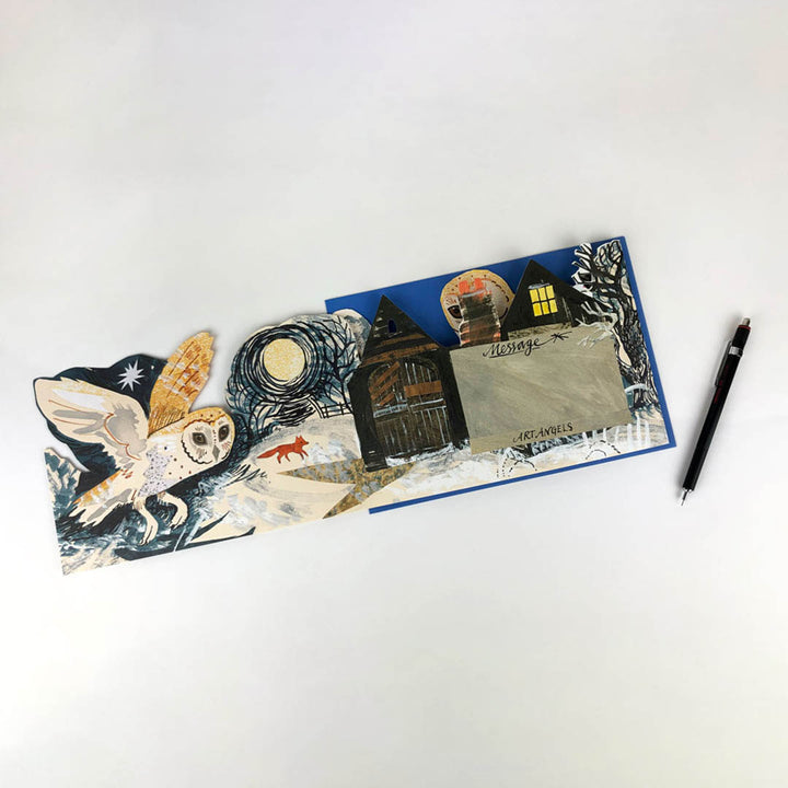 NEW Silent Flight Collage Card