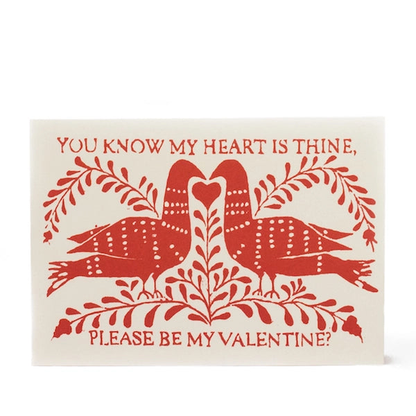 Be My Valentine Card
