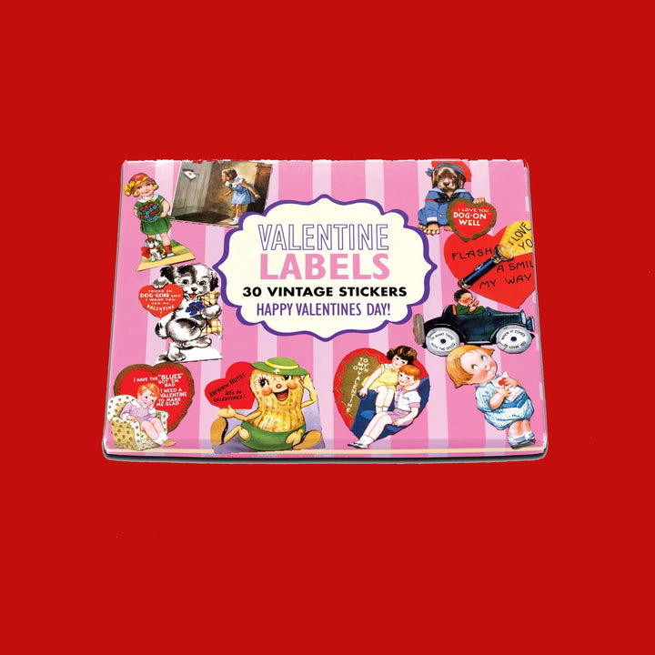 Valentine Labels - Sticker Box