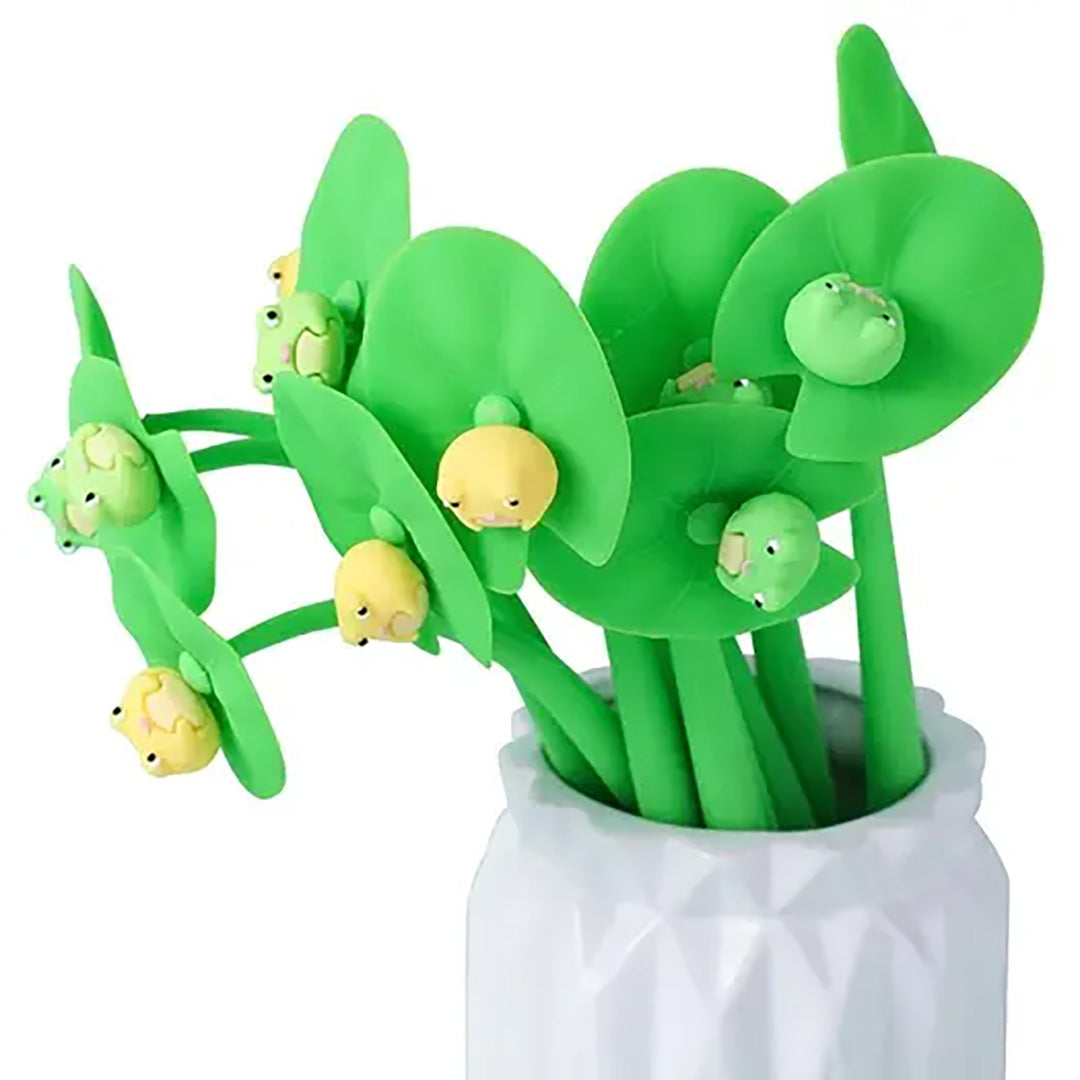 Frog Lily Wiggle Pad Gel Pen