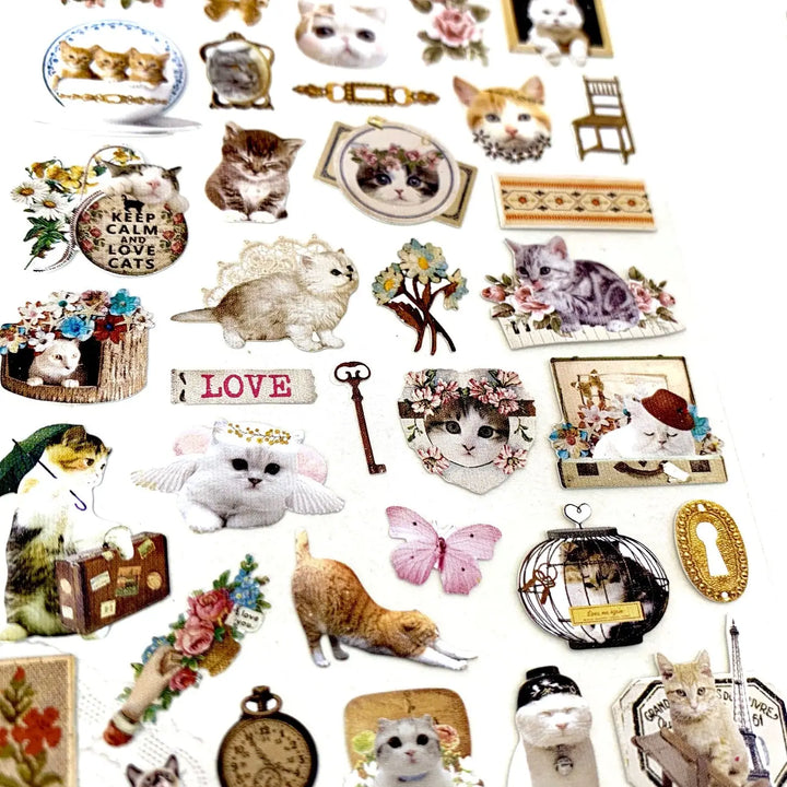 Parisian Kitty Sticker Sheet