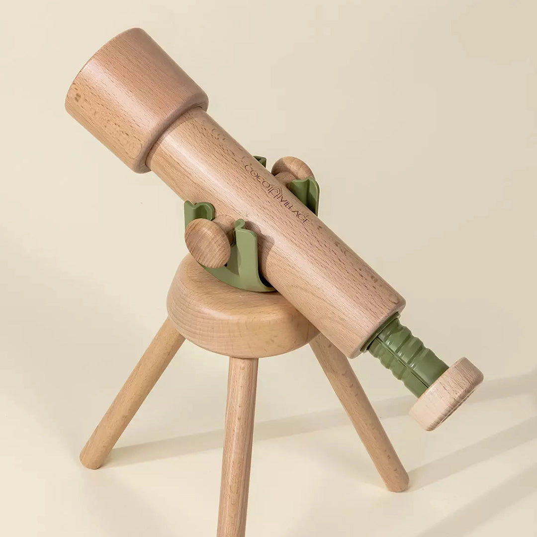 Wooden Tripod Telescope – 15x Zoom