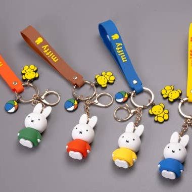Miffy Characters Figure Key Holder-Bag Charm, Gift Key Ring