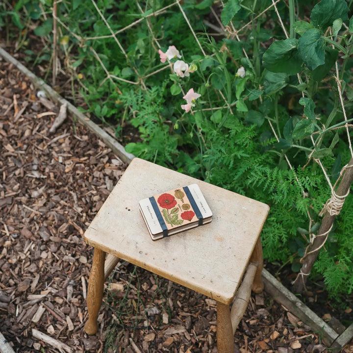 Wooden Pocket Flower Press Kit- Corn Poppy