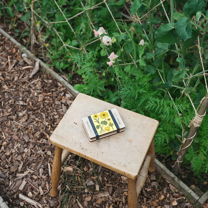 Wooden Pocket Flower Press - Buttercup