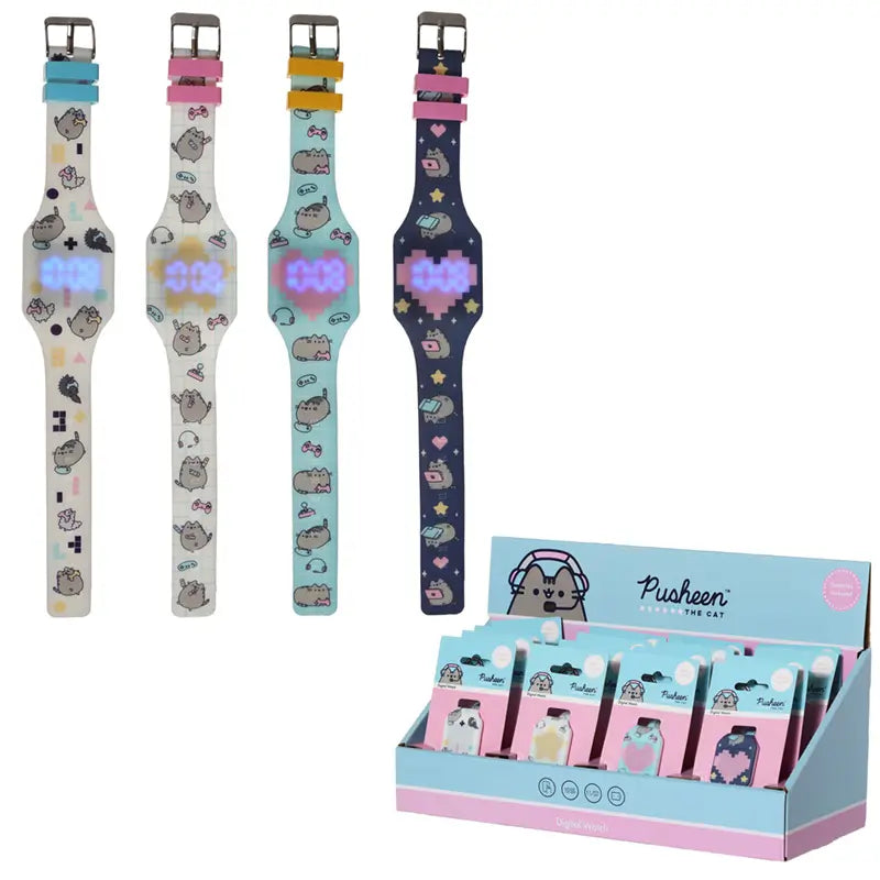 NEW Pusheen Cat Silicone Digital Watch- Original