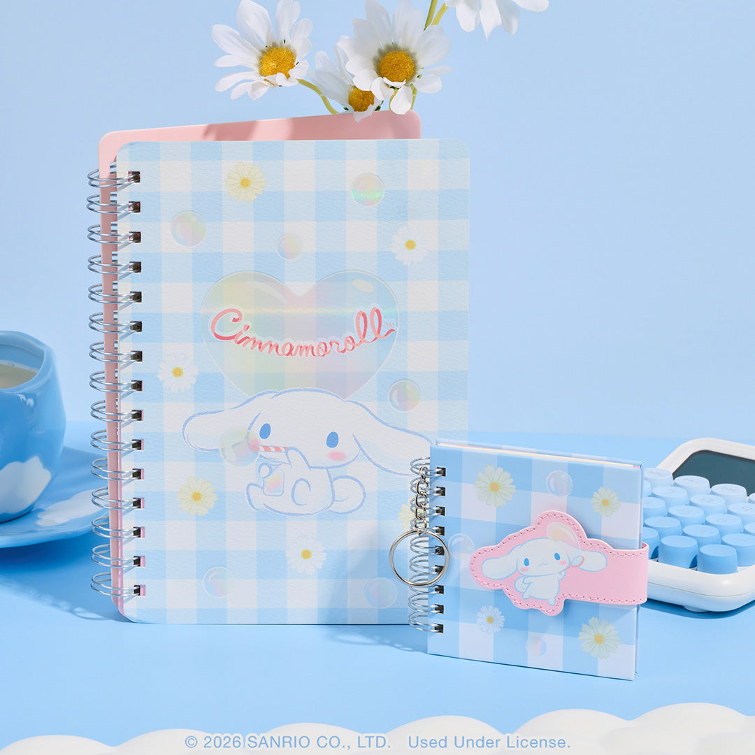 Sanrio Sweet Daisies Cinnamoroll Agatha Lined Notebook