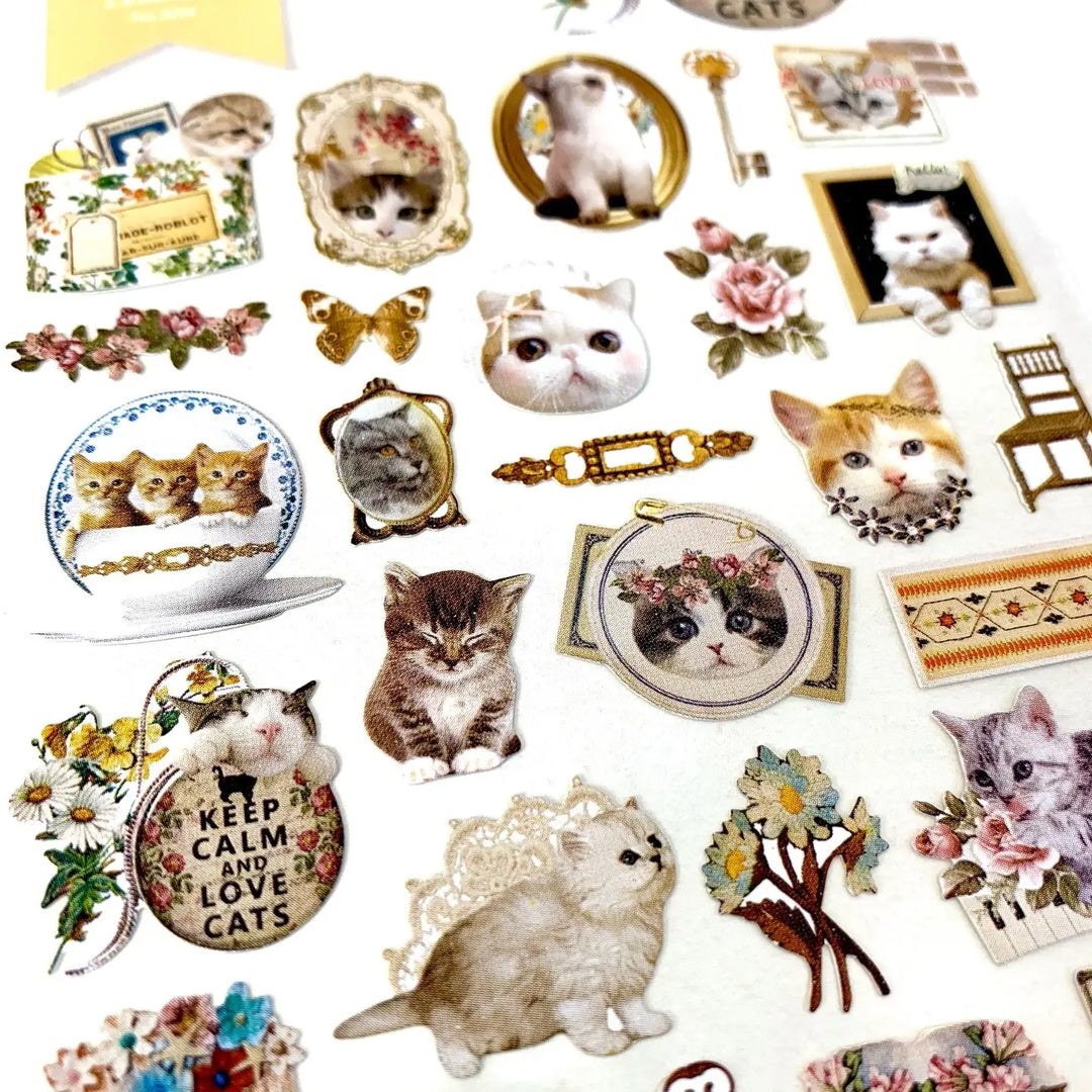 Parisian Kitty Sticker Sheet