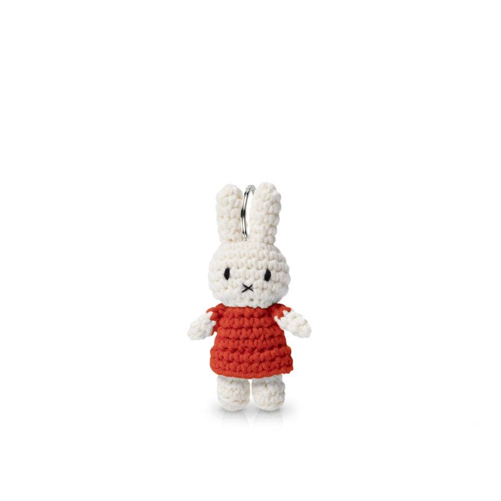 Miffy Crochet Keychains: Red