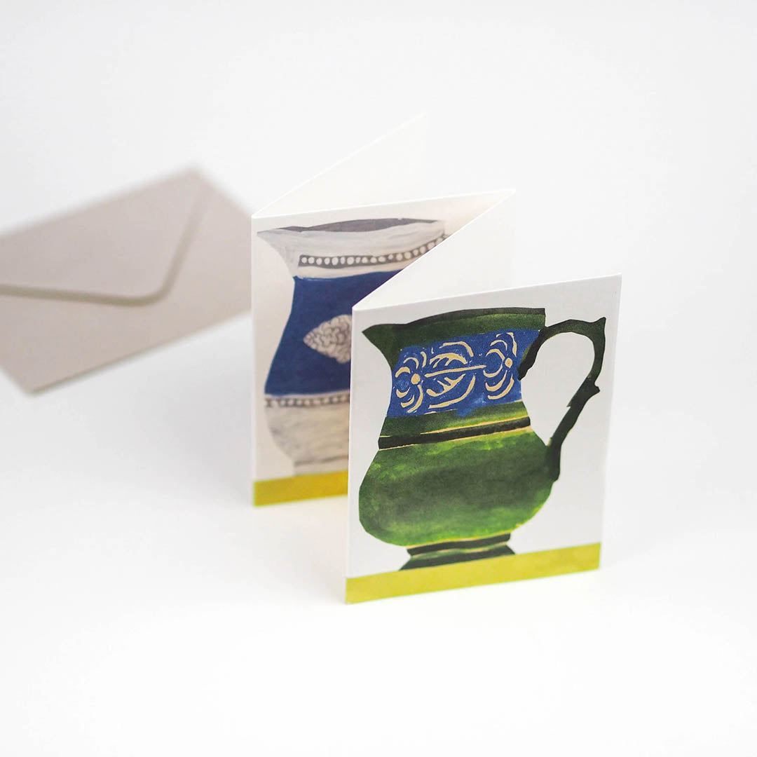 Greeting Card - Jugs Concertina
