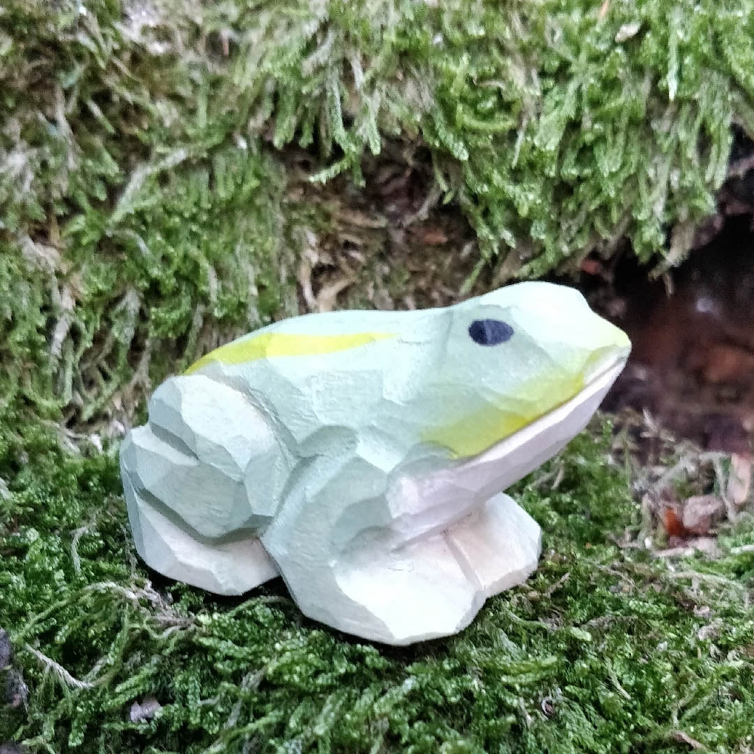 Wooden Frog Animal Toy