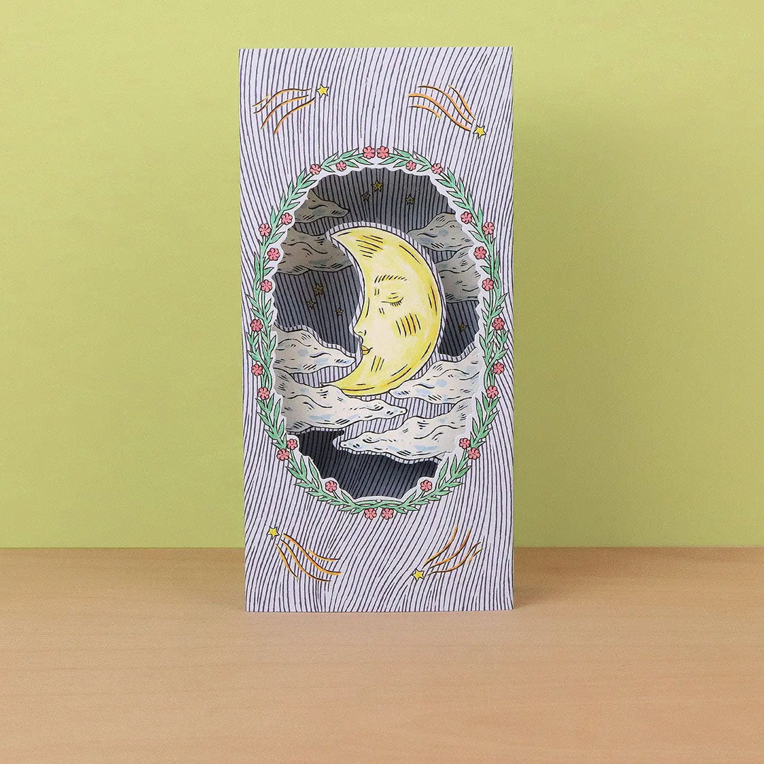Magical Moon Die-Cut Card
