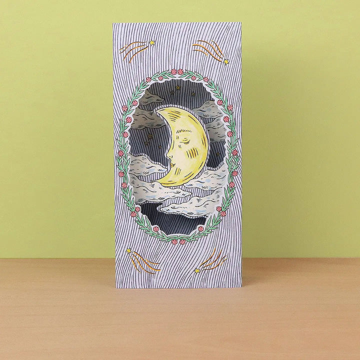 Magical Moon Die-Cut Card