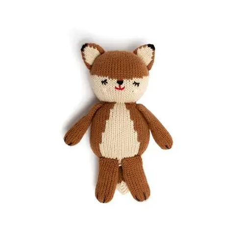 Fair Trade Peruvian Knit Cotton Dolls- Fox