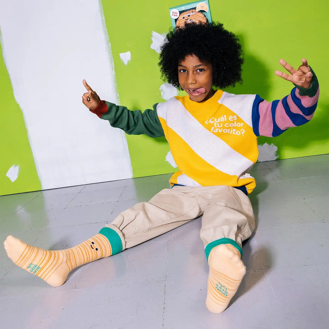 Kid's 3D Socks- Bon Croissant