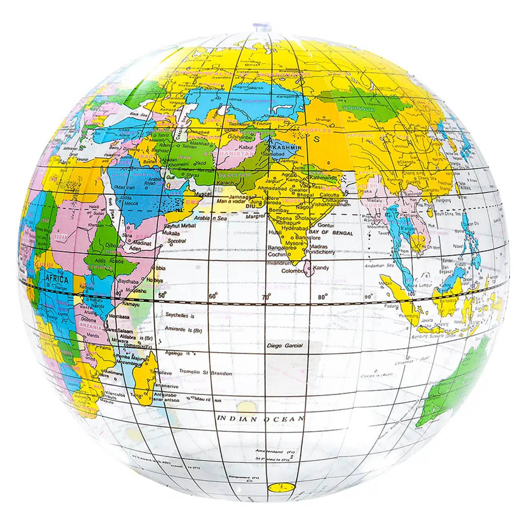 Clear Globe Inflatable Toy 16"