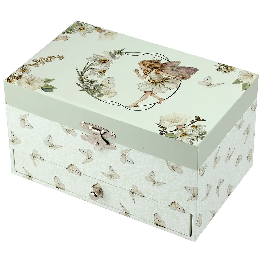 NEW Jewelry Music Box-  Cicely Mary Barker Fairy Noel