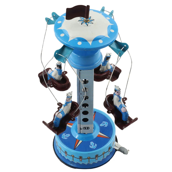 Retro Tin Toy Sailors Carousel