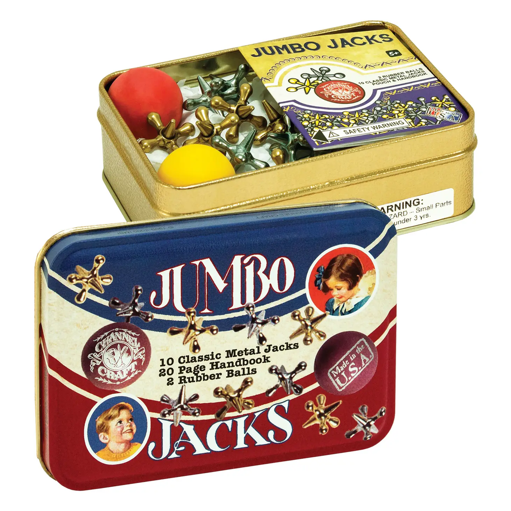 Jumbo Jacks in A Classic Toy Tin